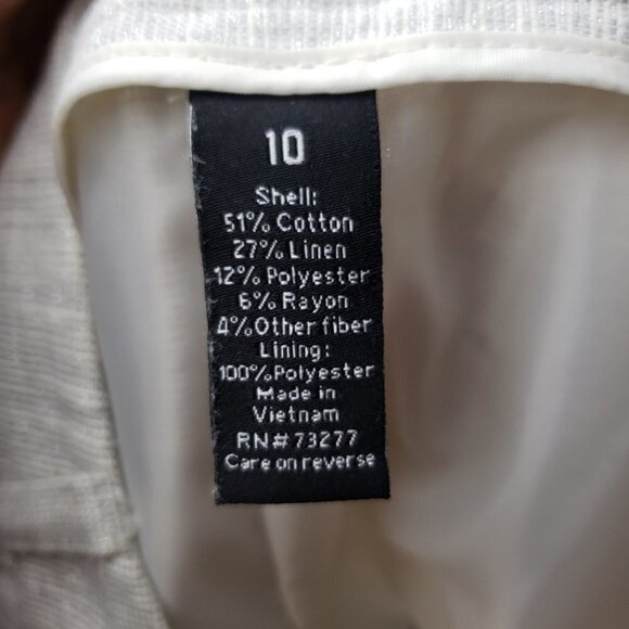 APT 9 Cuffed Metallic Hot Summer Shorts - Picture 4 of 6